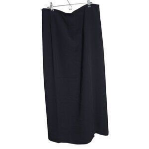 Lloyd New York Maxi Skirt Size 32 Waist Black Long Zip Formal Work Holiday